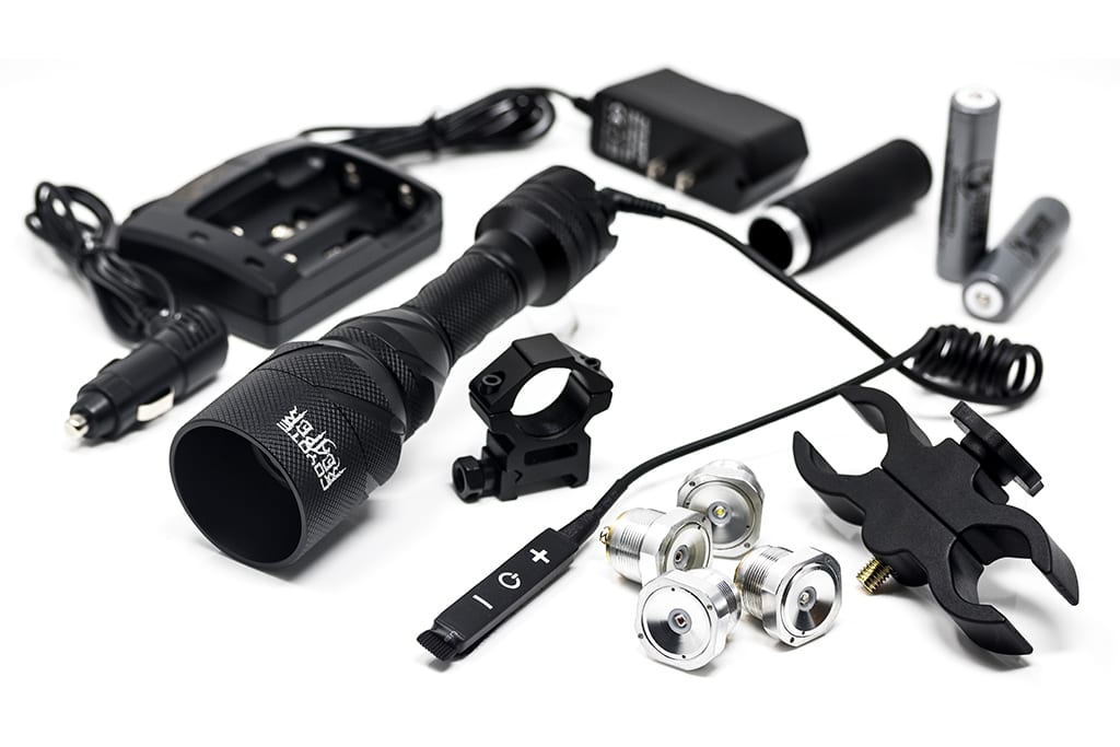 Coyote Reaper Rifle 4 LED Kit Coyote hunting gear rifle LED kit by predator tactics