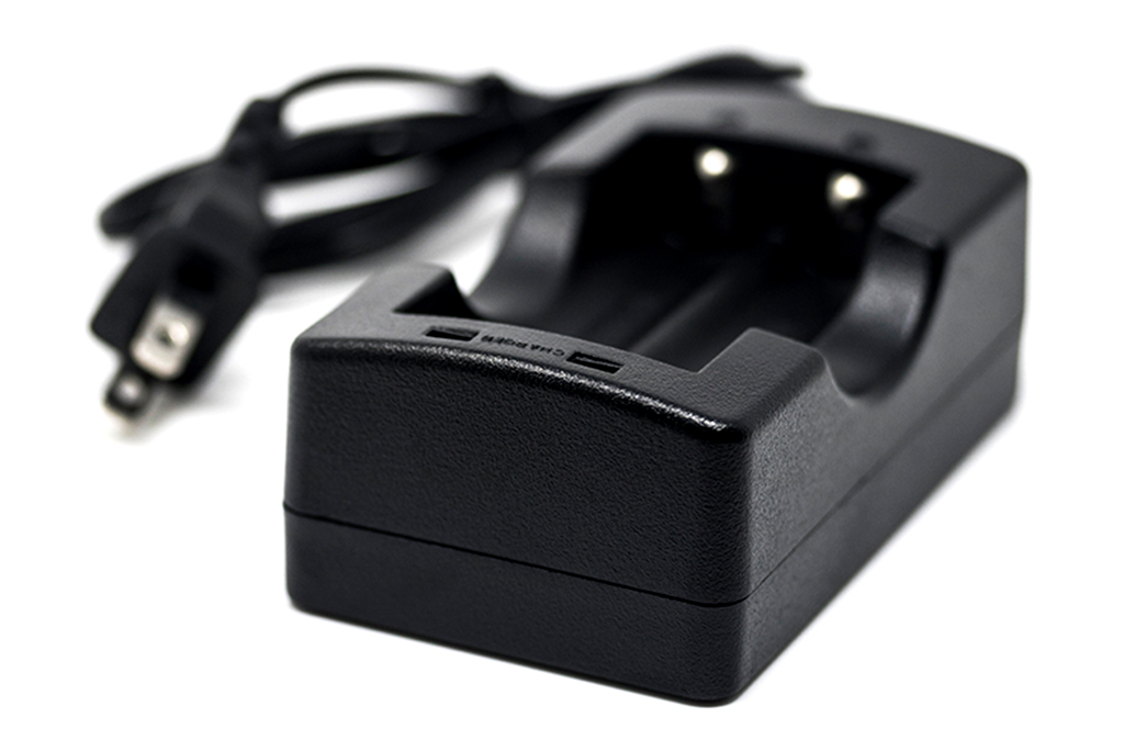 18650 Dual Cell Wall Charger for Coyote Hunting Lights predator tactics 18650 dual cell wall charger for hunting lights and gear