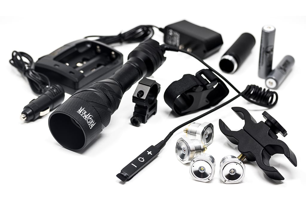 Coyote Reaper Rifle Shotgun 4 LED Coyote Hunting Light Kit Coyote Hunting lights LED rifle and shotgun kit